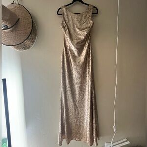 Gold Sequin Gown